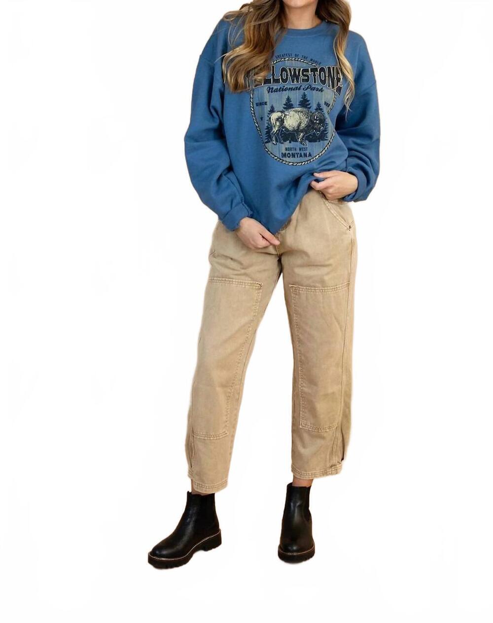 NEW SO ME jayne barrel jeans in taupe